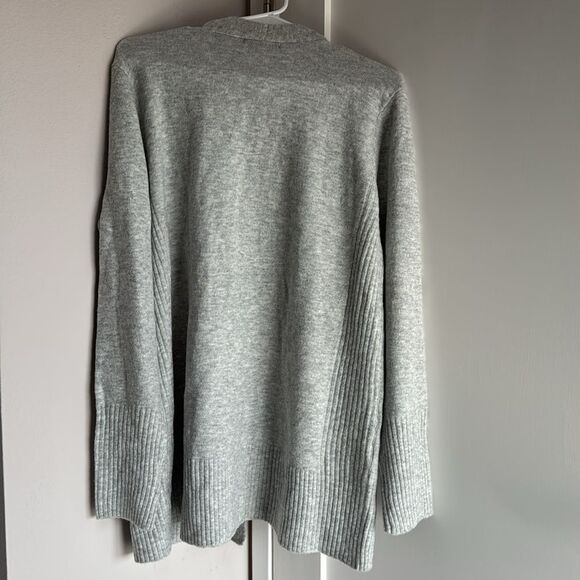 Stitch Fix Love Ellie Gray Open Front Cardigan Sweater with Pockets - Picture 5 of 5